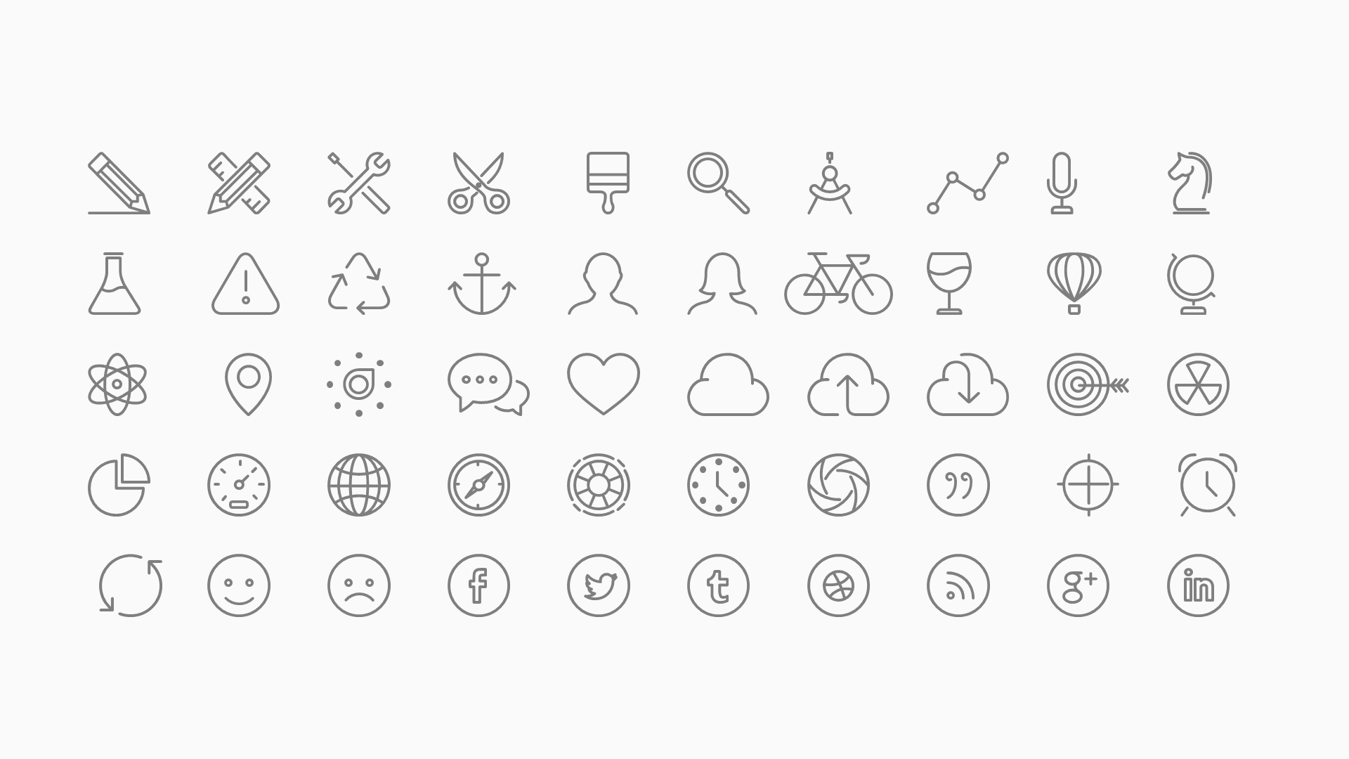 01-line Vector Icons slide 2